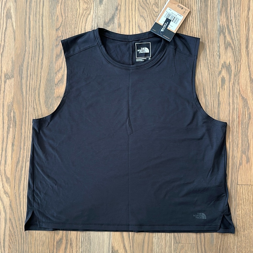 The North Face Tank Top sz XL EcoActive Dawndream Black Women's Relaxed Outdoor